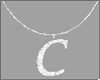 Letter C Necklace - F -