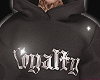 black & chrome hoodie
