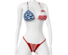 Patriotic Fishnet Bikini