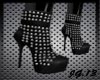 Leather Spike Boots -F-