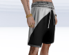 Black White Shorts