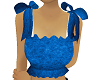 Blue Bow and Ruffles