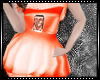 V| Orange Heart Dress