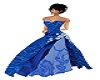 Dress blue lace