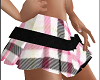 Ⓟ Pink plaid skirt
