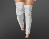Leg Warmer Socks -White