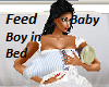 Feed Baby Boy in Bed