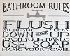 FH - Bathroom Rules