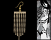 SG Gold Fringe Earrings