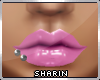 S| 2 Lower Lip Piercings