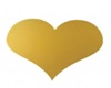 Gold Heart Marker