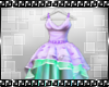lilac mint ball gown