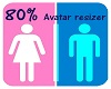 80% Avatar Resizer