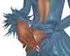 cat woman cuffs blue