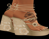 Champagne Summer Wedges