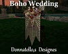 Boho wedding chair