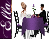 Purple Romantic Table