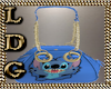 Kids Blue Stitch Purse