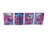Head art deco frame purp
