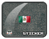 O" Mexico Pixel Flag
