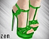 Lainy Green Heels