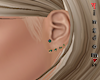 aquamarine Stud earrings