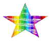 sticker  colorful star