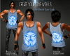 Blue Muscle Rave Tank