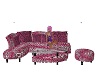 Pink Leopard Couch