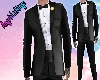 Tuxedo with Yellow Rose