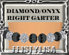 ! Diamond Onyx Garter R