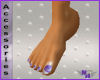 (1NA) Purple ToeNails