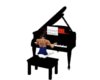 Animated piano