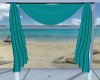 Teal Animated Drapes