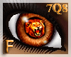 !7Q8! Lion Hazel Eyes