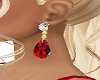 Ruby Drop Earrings