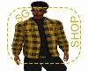 [SG] PLAID YELLOW SHIRT