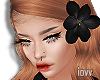 Iv•Black Hair Flower