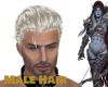Male Hair Short White