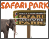safari zoo sign