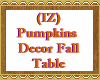 (IZ) Pumpkins Fall Table