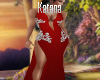 IK! Red Sequence Gown