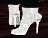 white rose ankle boot