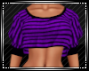 Purple Striped Sweater