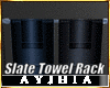 a" Slate Towel Rack