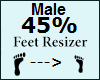 Feet Scaler 45% Male