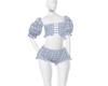 Blue Gingham Home Suit