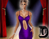 D Purple Sexy Gown