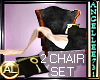 2 CHAIR COUPLES SET