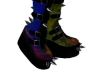 Bi- Polar Spiked Boots